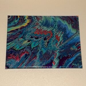Peacock Feathers ~ Abstract Art Painting